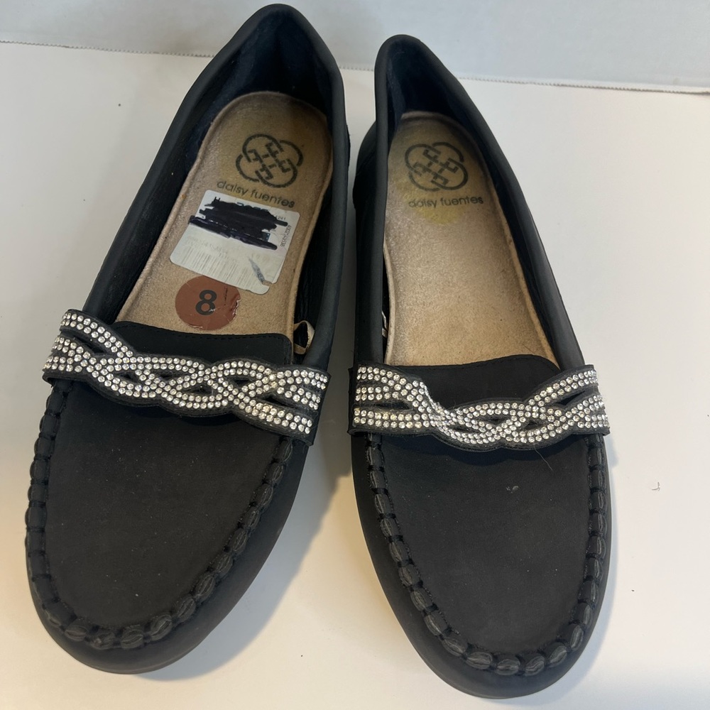 Daisy Fuentes Size US 8M MEMORY FOAM Destina Black FLATS